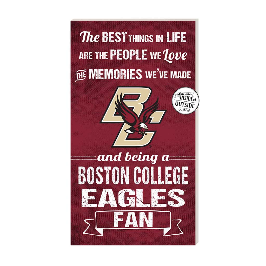11x20 Indoor Outdoor Sign The Best Things Boston College Eagles