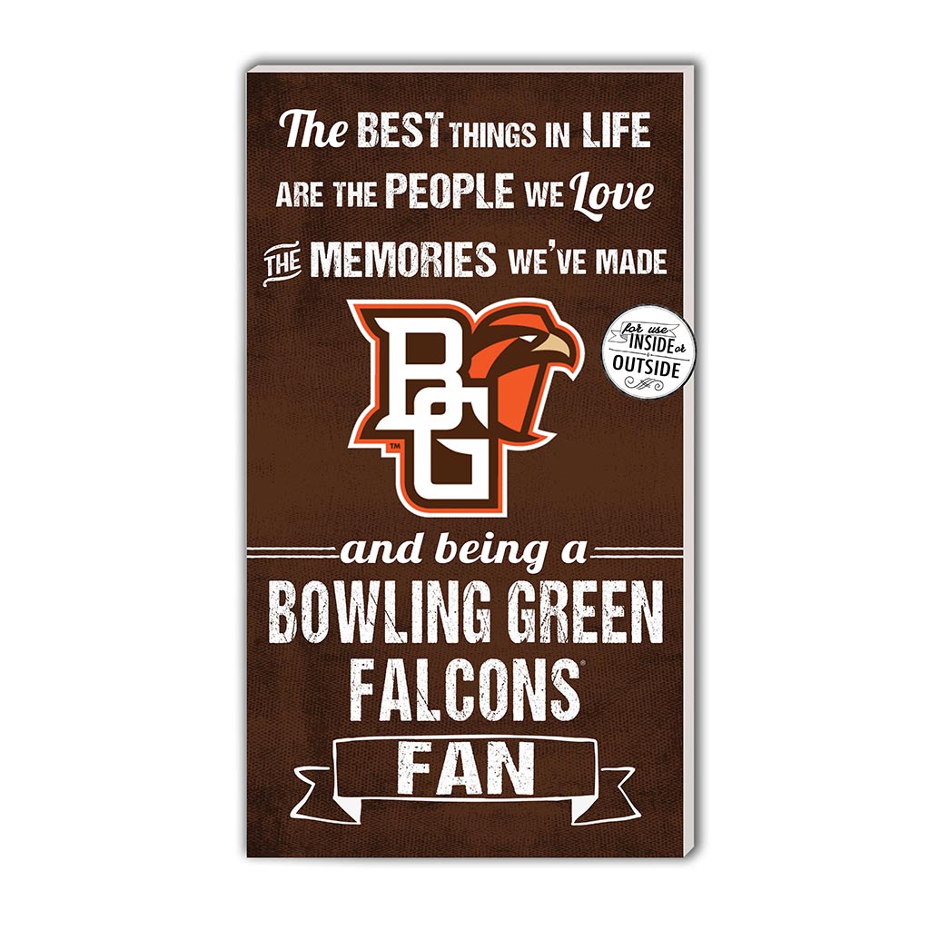 11x20 Indoor Outdoor Sign The Best Things Bowling Green Falcons