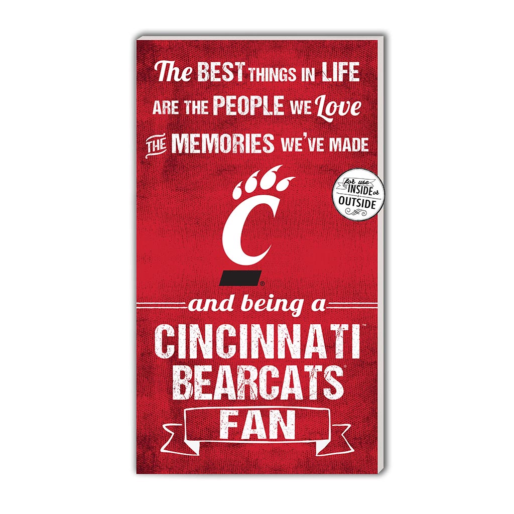 11x20 Indoor Outdoor Sign The Best Things Cincinnati Bearcats