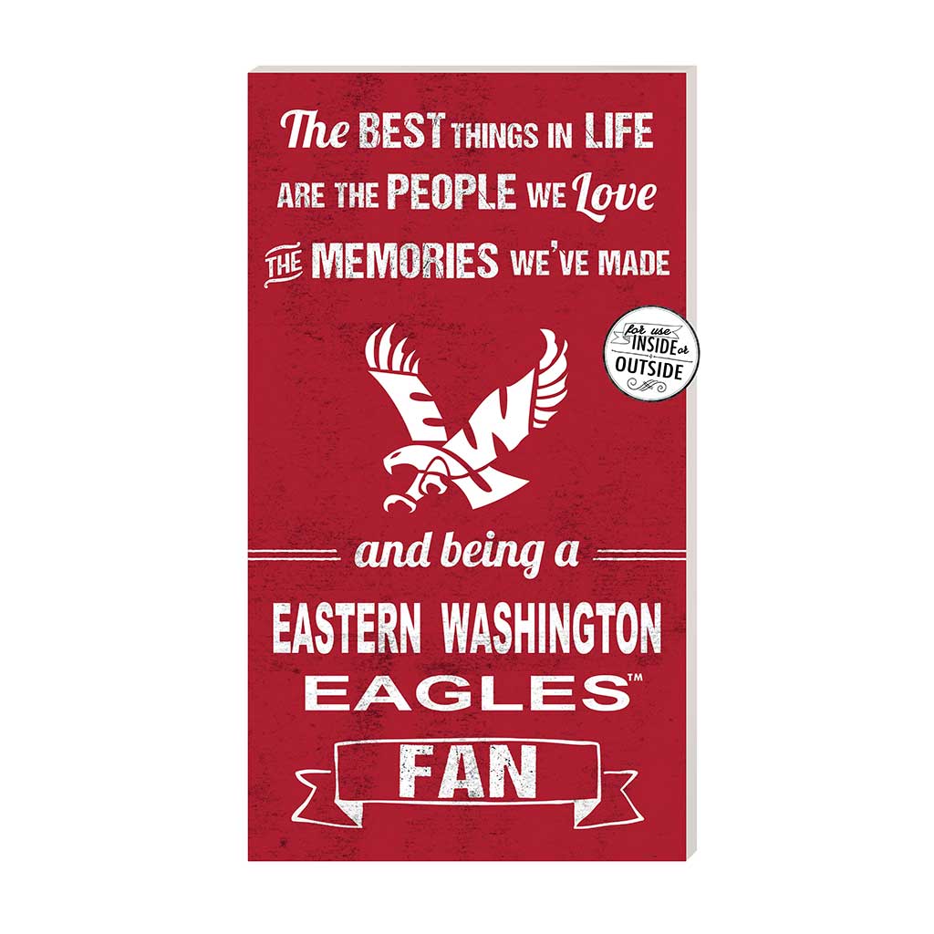 11x20 Indoor Outdoor Sign The Best Things Eastern Washington Eagles