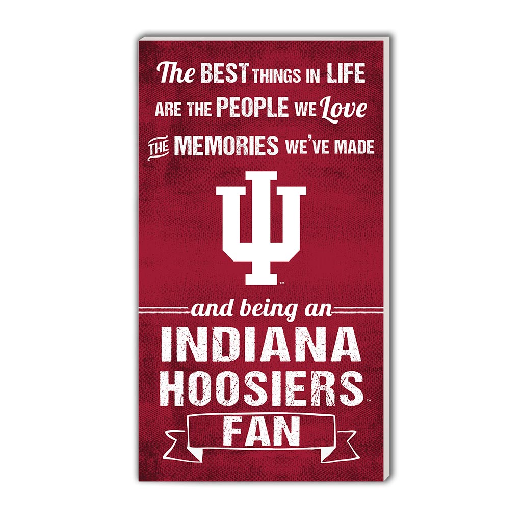11x20 Indoor Outdoor Sign The Best Things Indiana Hoosiers