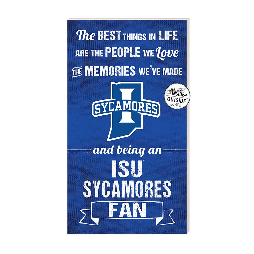 11x20 Indoor Outdoor Sign The Best Things Indiana State Sycamores