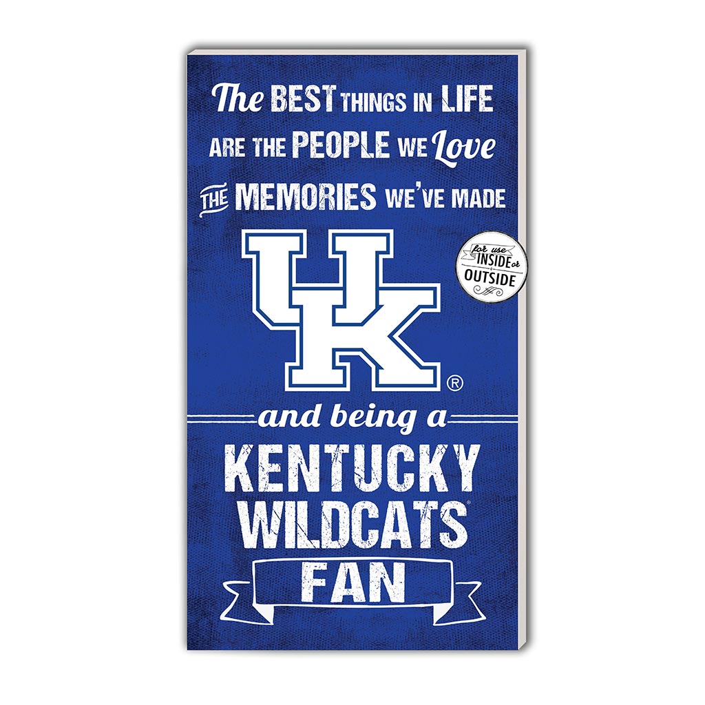 11x20 Indoor Outdoor Sign The Best Things Kentucky Wildcats