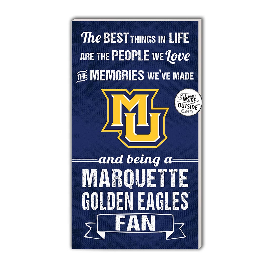 11x20 Indoor Outdoor Sign The Best Things Marquette Golden Eagles