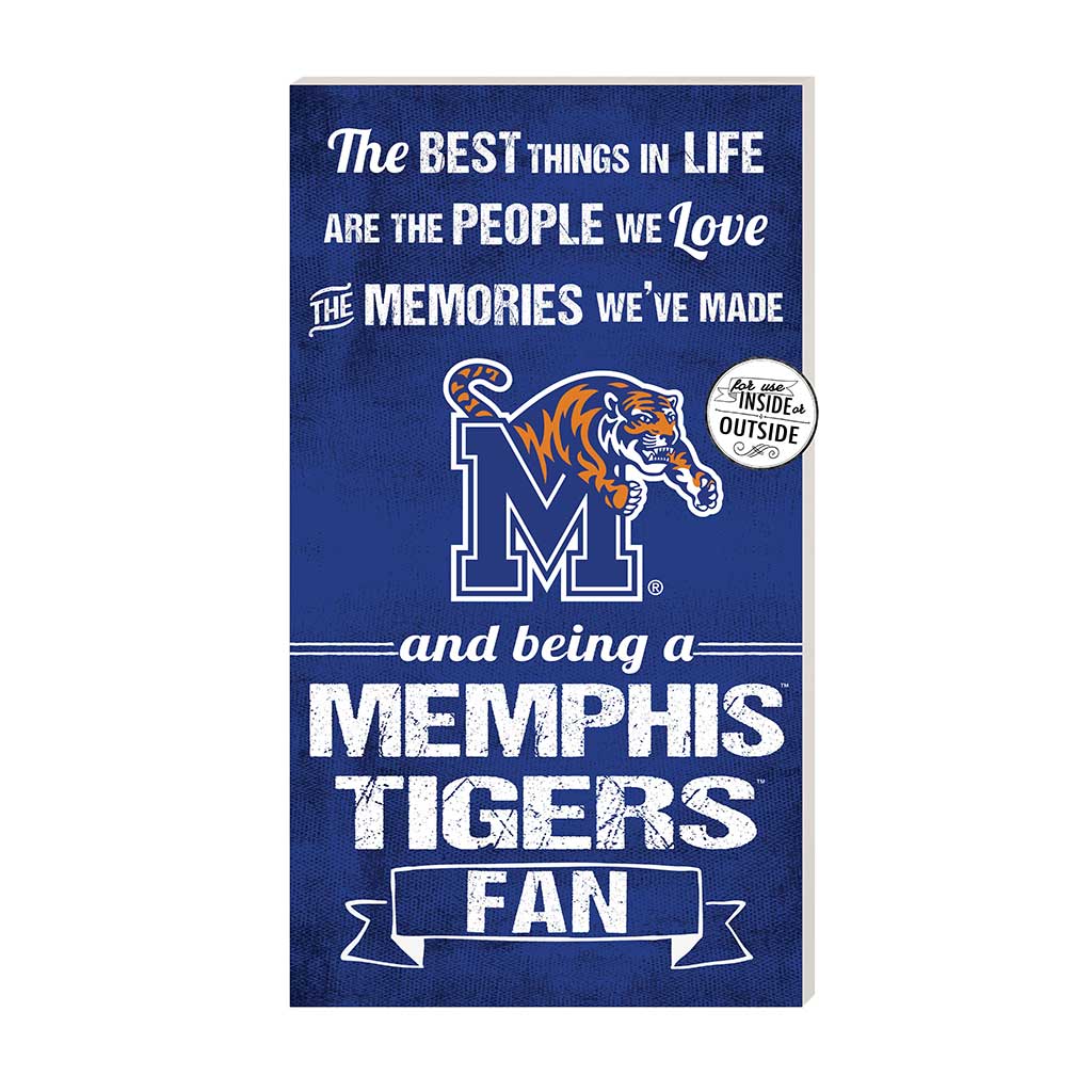 11x20 Indoor Outdoor Sign The Best Things Memphis Tigers