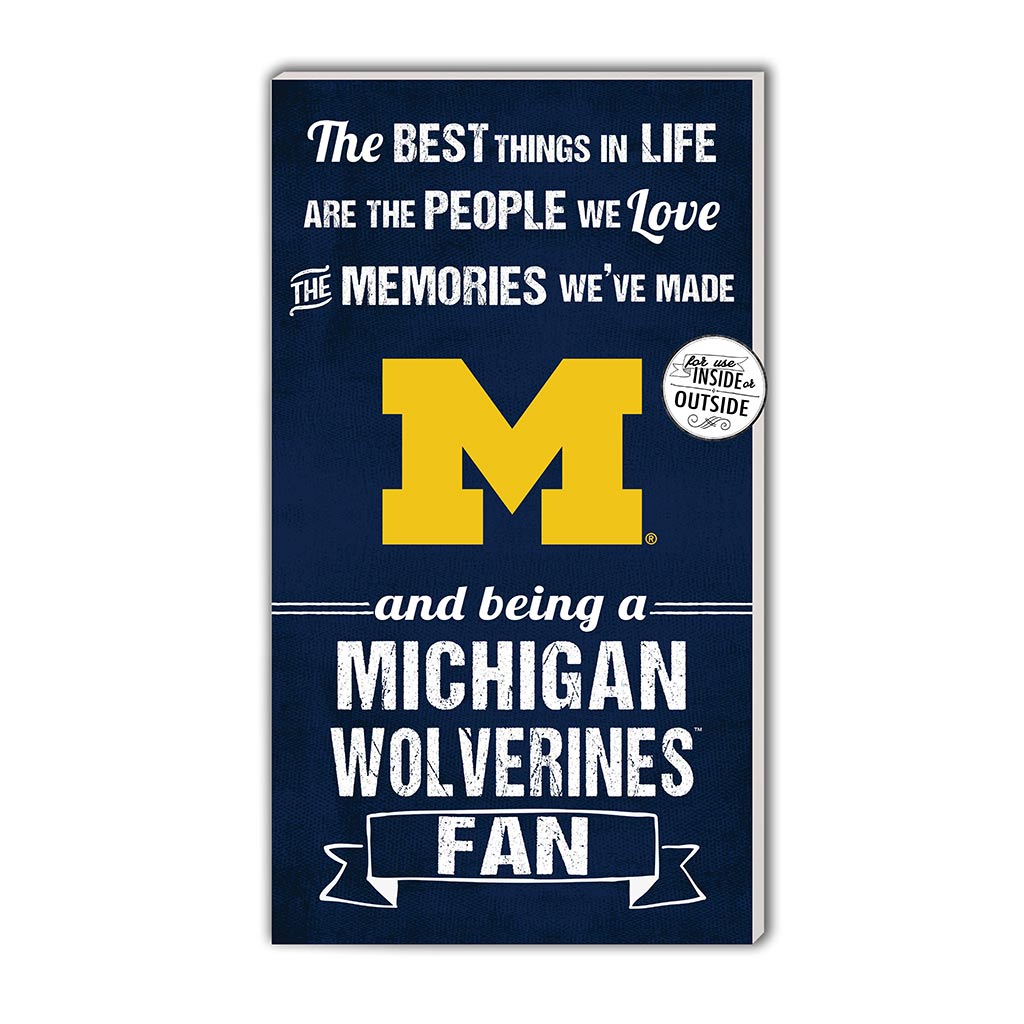 11x20 Indoor Outdoor Sign The Best Things Michigan Wolverines