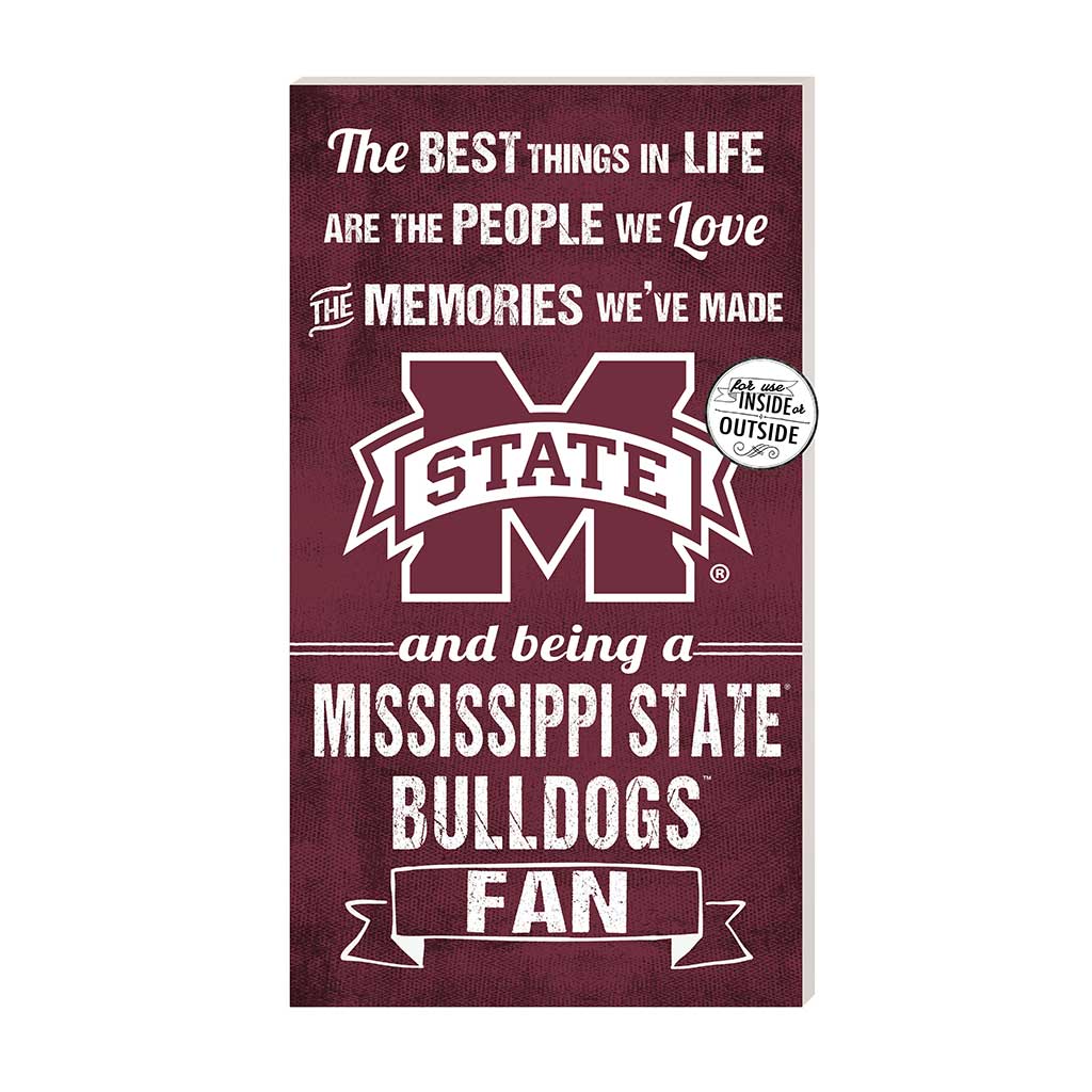 11x20 Indoor Outdoor Sign The Best Things Mississippi State Bulldogs