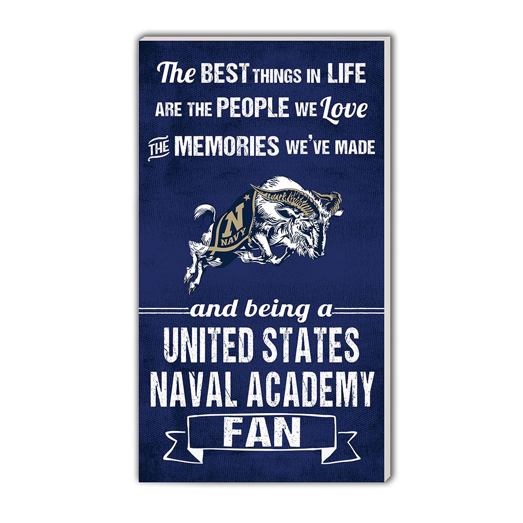 11x20 Indoor Outdoor Sign The Best Things Naval Academy Midshipmen