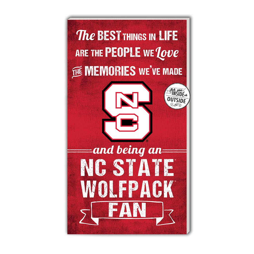 11x20 Indoor Outdoor Sign The Best Things North Carolina State Wolfpack