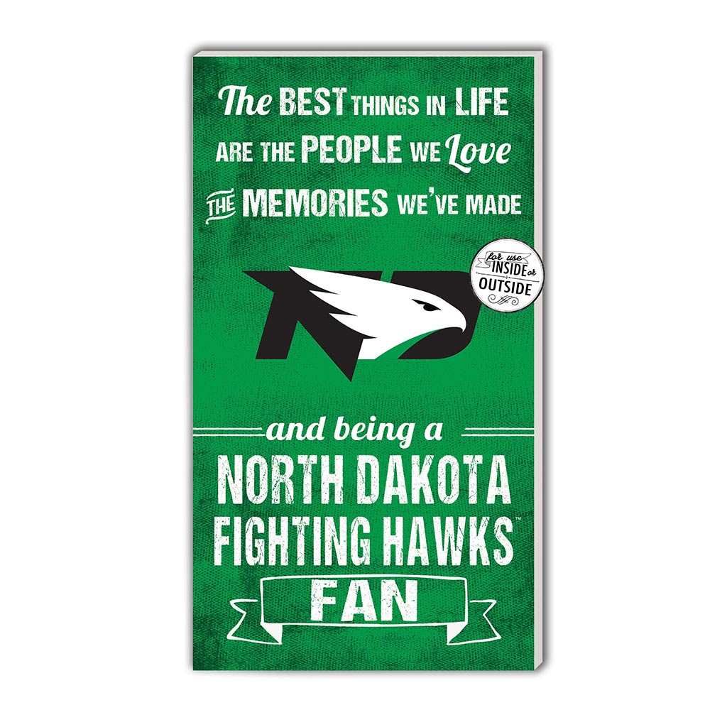 11x20 Indoor Outdoor Sign The Best Things North Dakota Fighting Hawks