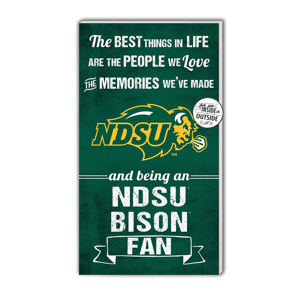 11x20 Indoor Outdoor Sign The Best Things North Dakota State Bison