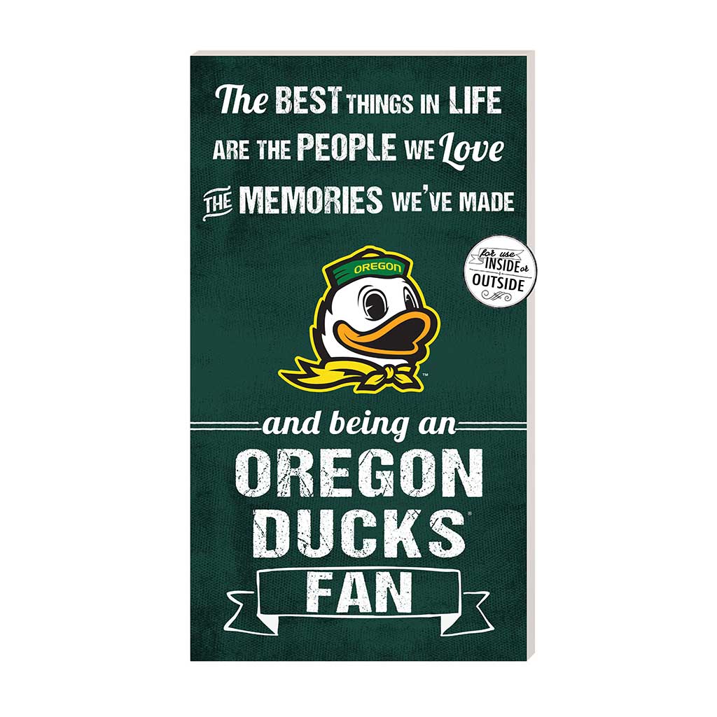 11x20 Indoor Outdoor Sign The Best Things Oregon Ducks