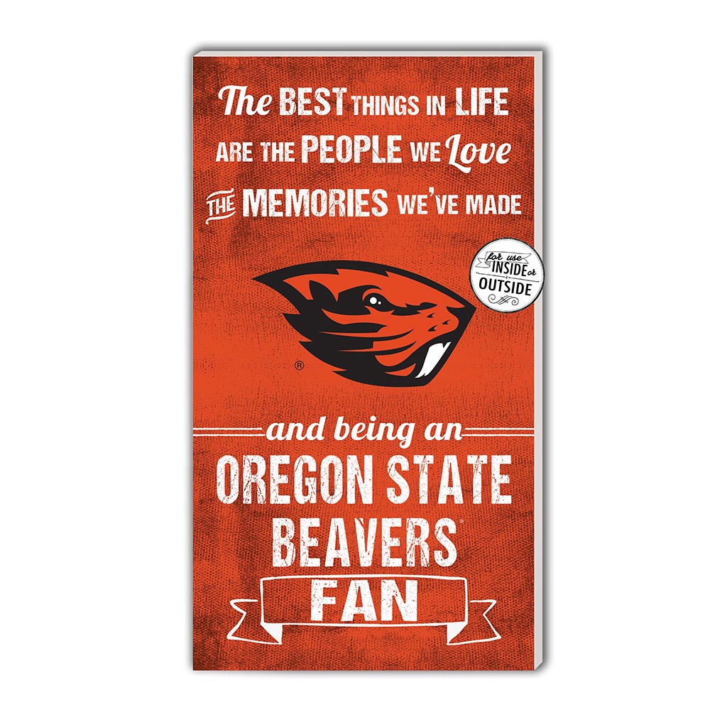 11x20 Indoor Outdoor Sign The Best Things Oregon State Beavers