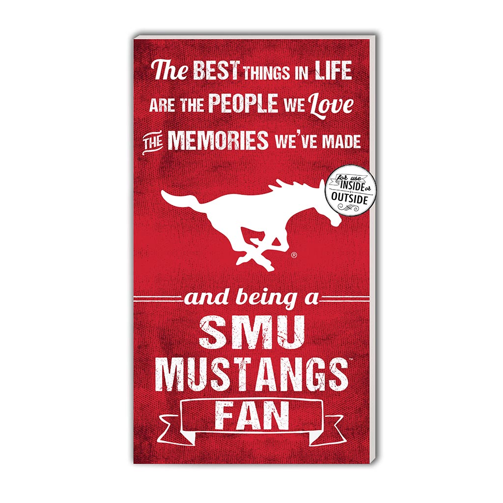 11x20 Indoor Outdoor Sign The Best Things Southern Methodist Mustangs