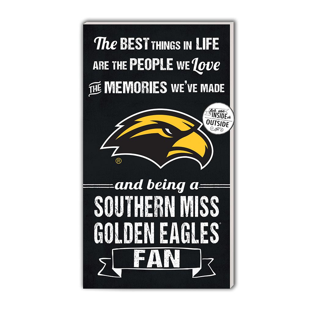 11x20 Indoor Outdoor Sign The Best Things Southern Mississippi Golden Eagles