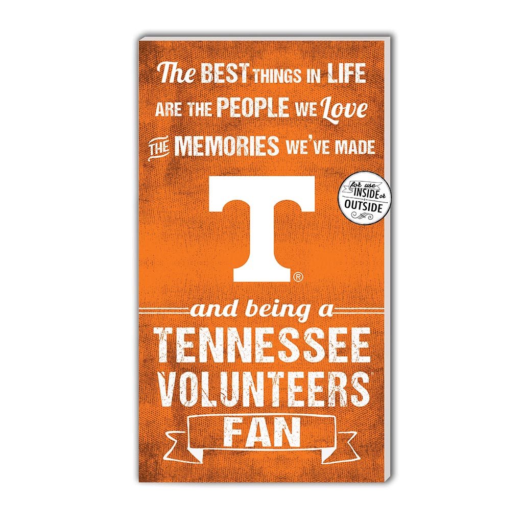 11x20 Indoor Outdoor Sign The Best Things Tennessee Volunteers