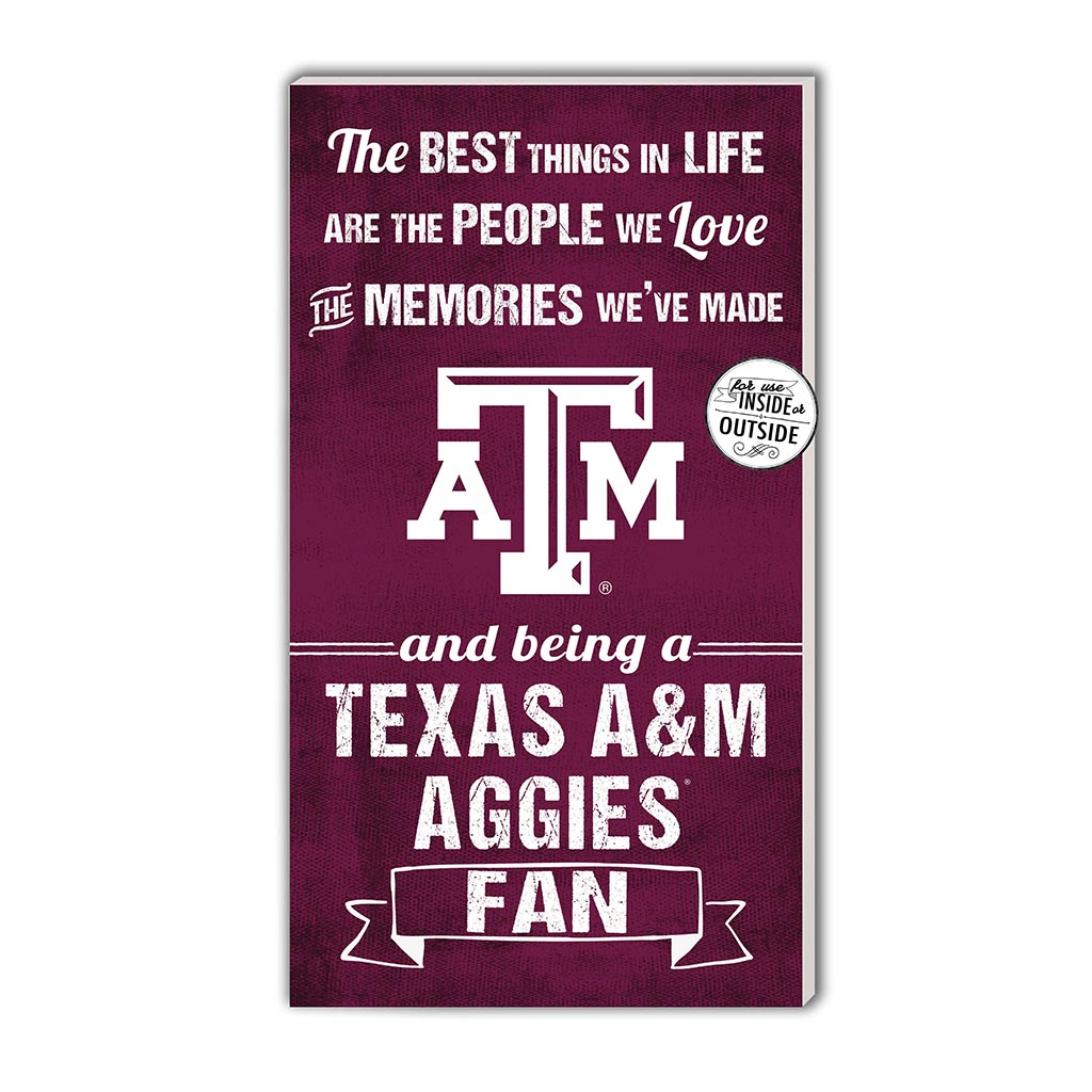 11x20 Indoor Outdoor Sign The Best Things Texas A&M Aggies
