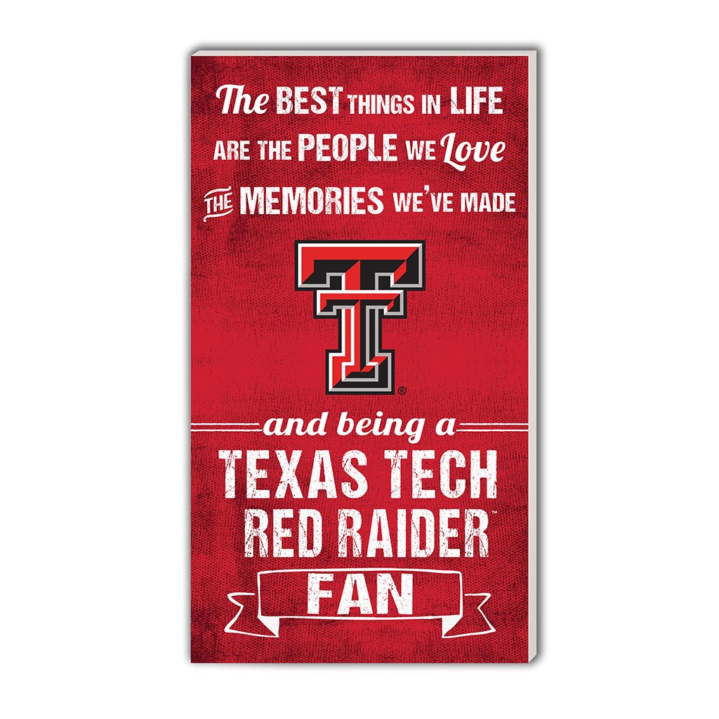 11x20 Indoor Outdoor Sign The Best Things Texas Tech Red Raiders