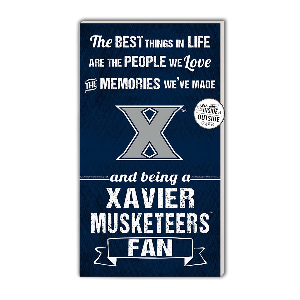 11x20 Indoor Outdoor Sign The Best Things Xavier Ohio Musketeers