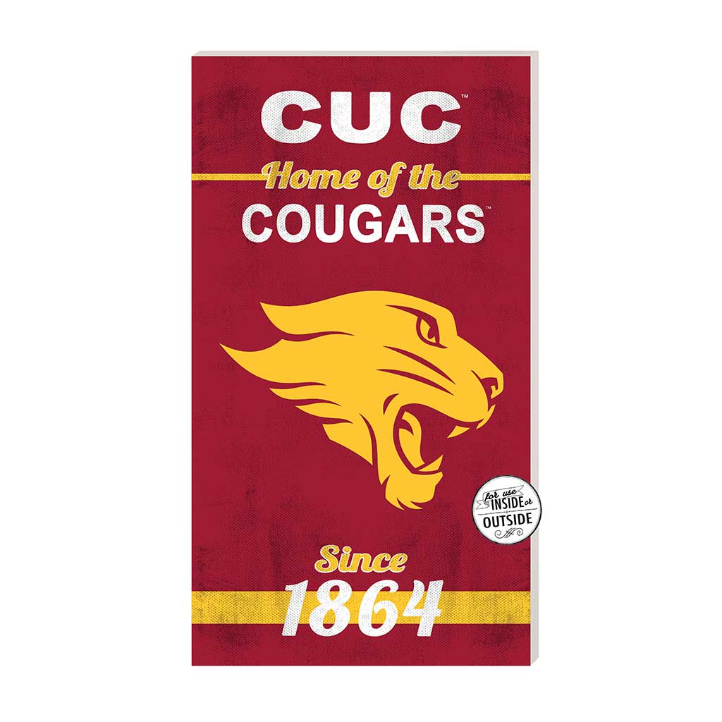 11x20 Indoor Outdoor Sign Home of the Concordia University - Chicago Cougars