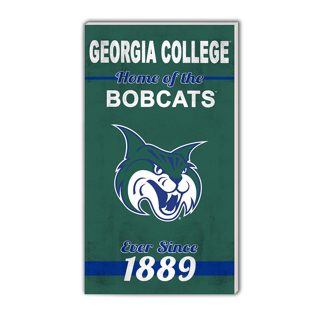 11x20 Indoor Outdoor Sign Home of the Georgia College Bobcats