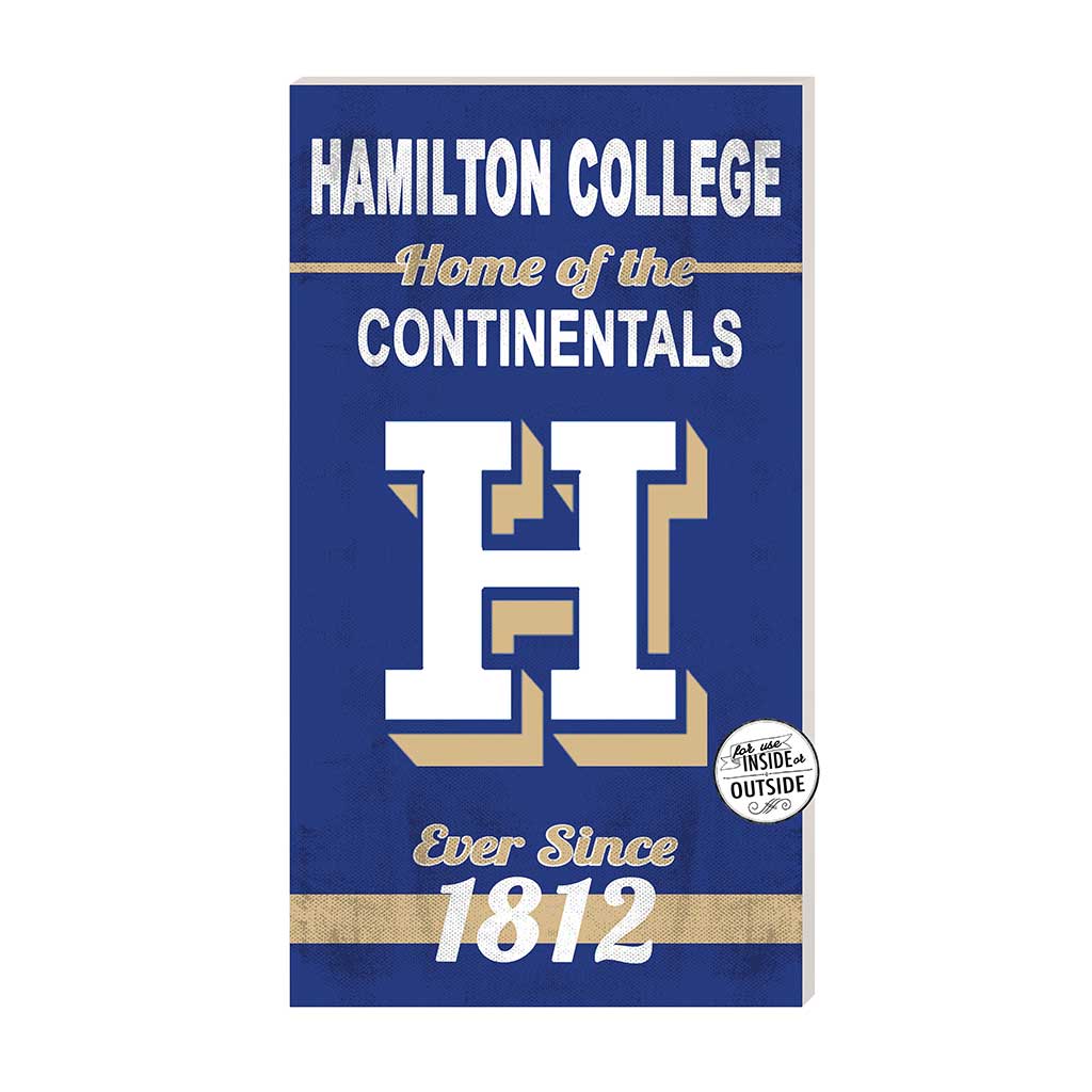 11x20 Indoor Outdoor Sign Home of the Hamilton College Continentals