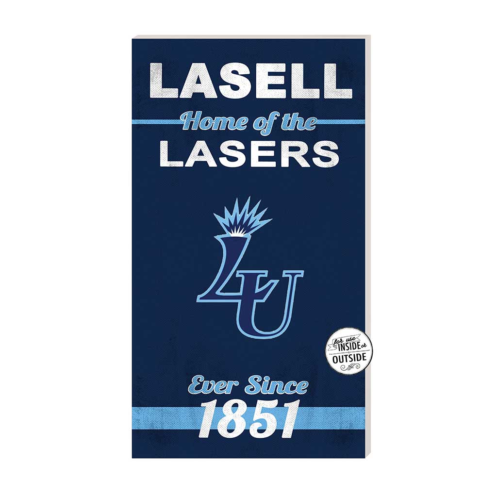 11x20 Indoor Outdoor Sign Home of the Lasell College Lasers