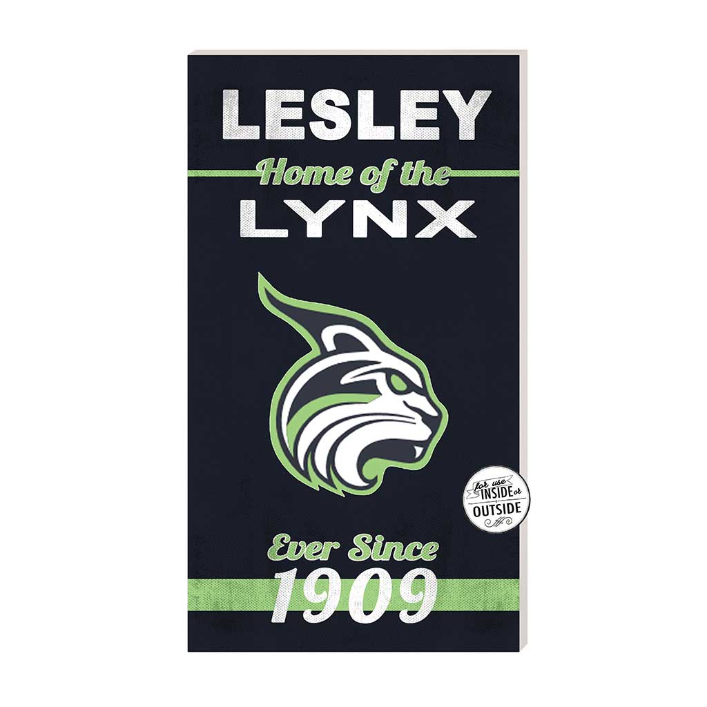 11x20 Indoor Outdoor Sign Home of the Lesley University Lynx