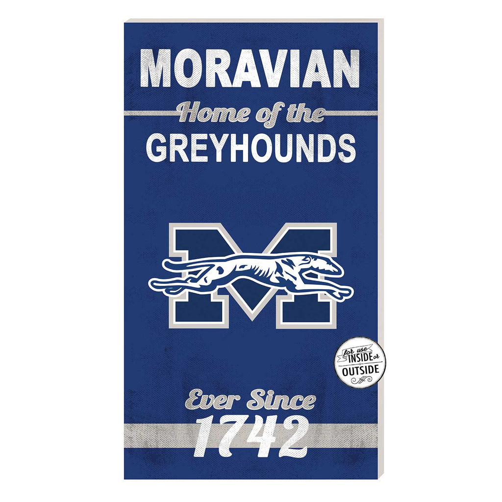 11x20 Indoor Outdoor Sign Home of the Moravian College Greyhounds