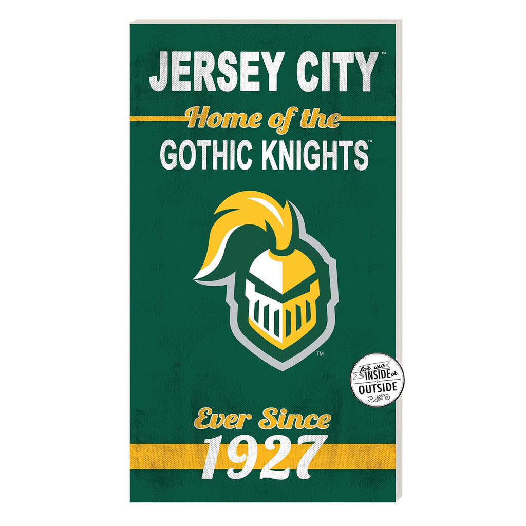 11x20 Indoor Outdoor Sign Home of the New Jersey City University Gothic Knights