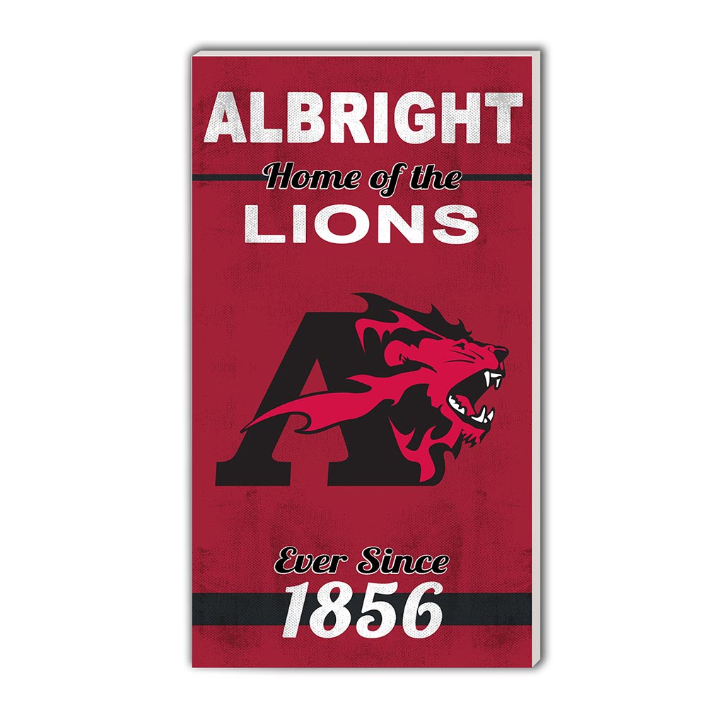 11x20 Indoor Outdoor Sign Home of the Albright College Lions