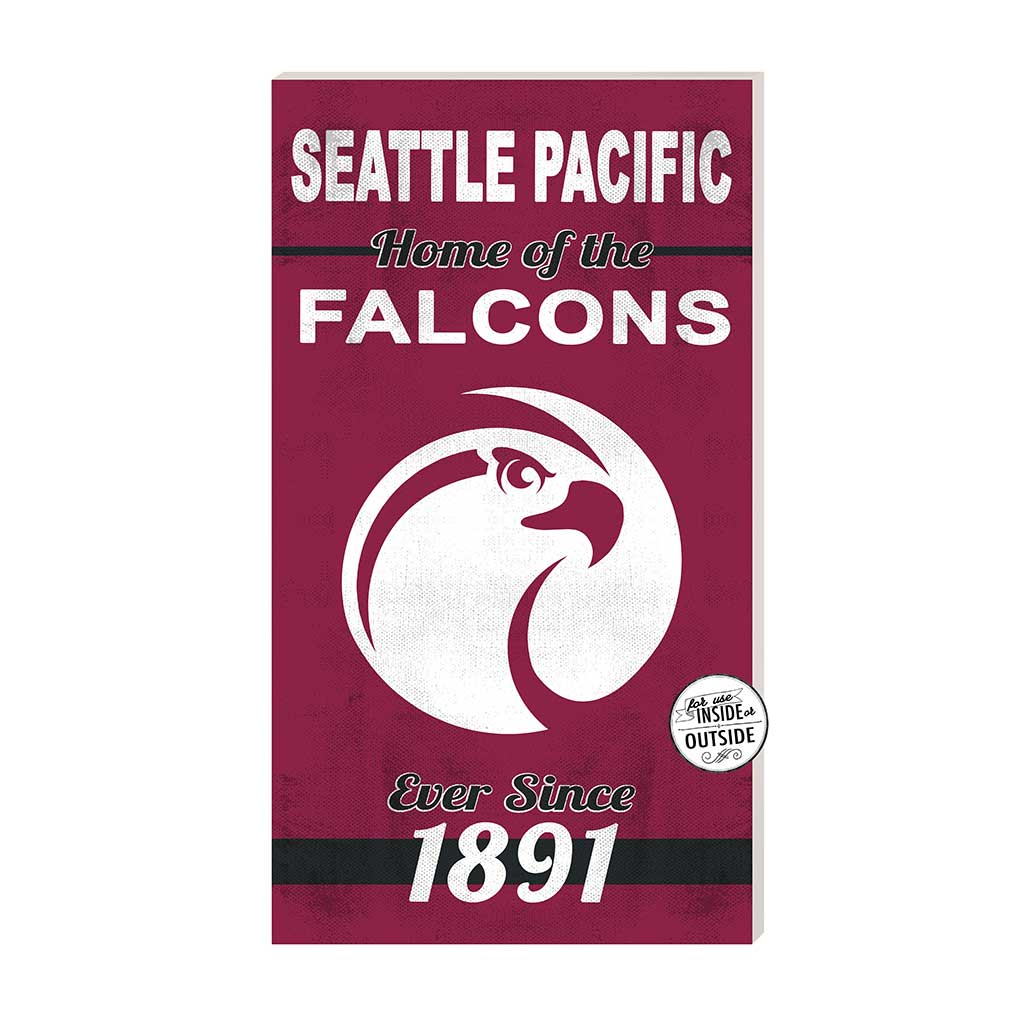11x20 Indoor Outdoor Sign Home of the Seattle Pacific University Falcons