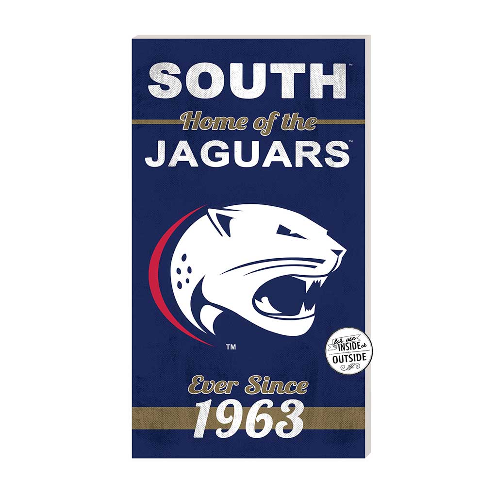 11x20 Indoor Outdoor Sign Home of the University of Southern Alabama Jaguars