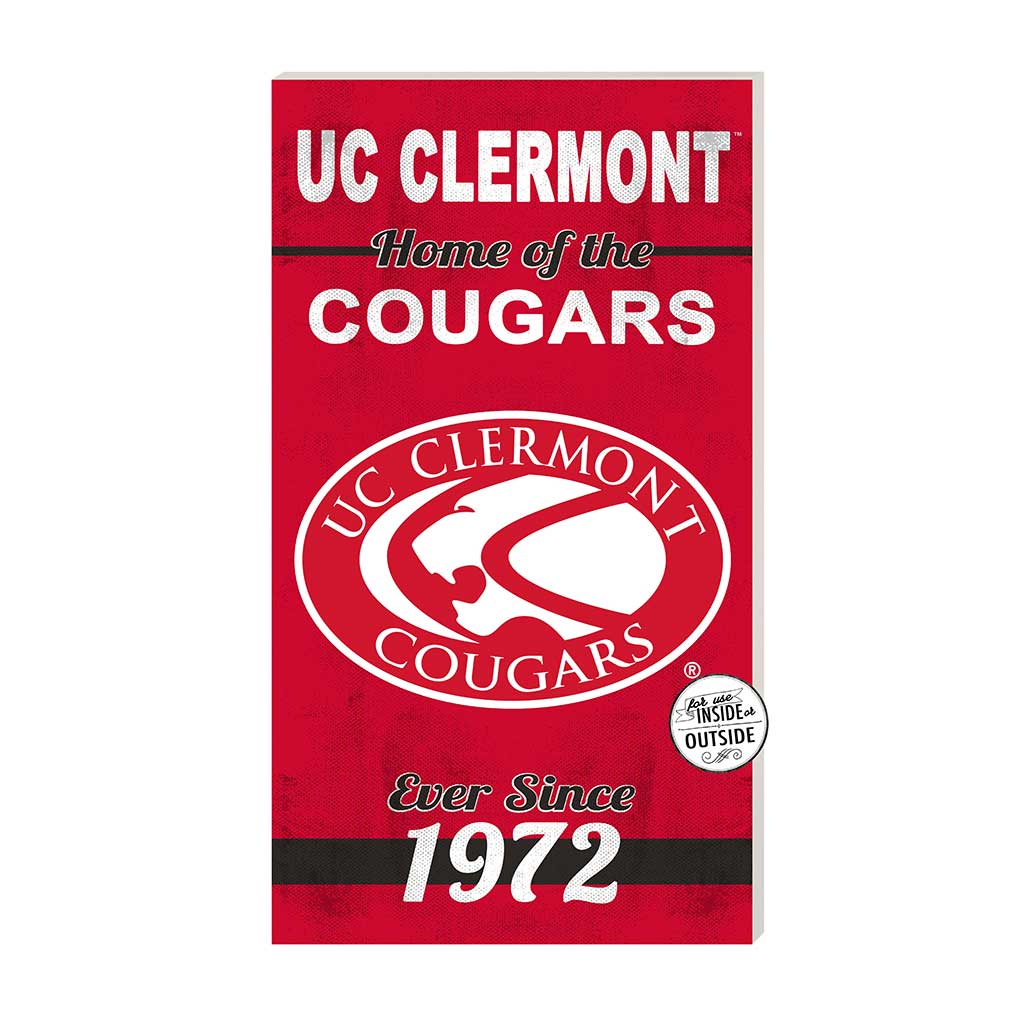 11x20 Indoor Outdoor Sign Home of the University of Cincinnati Clermont Cougars