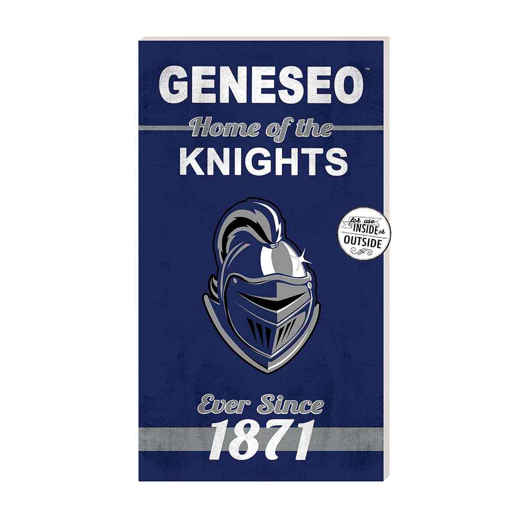11x20 Indoor Outdoor Sign Home of the Geneseo State University Knights