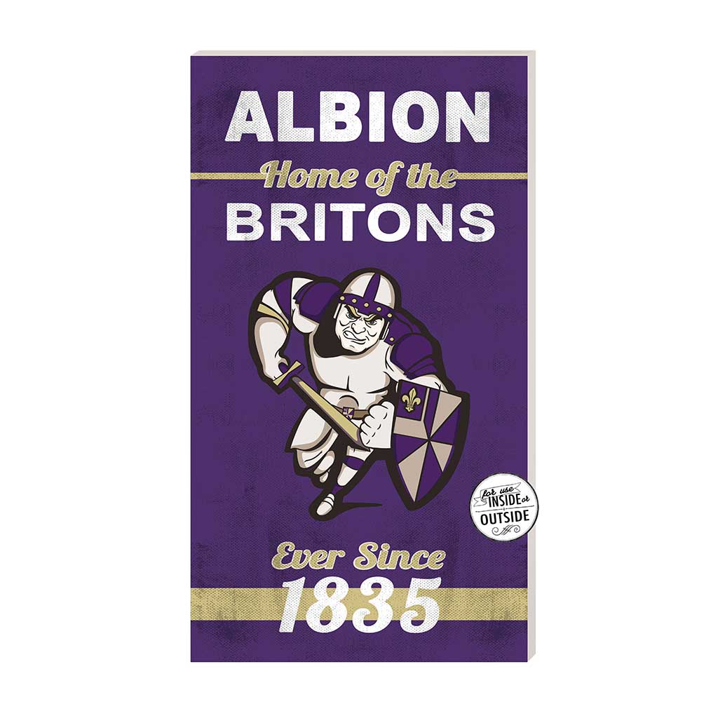11x20 Indoor Outdoor Sign Home of the Albion College Britons