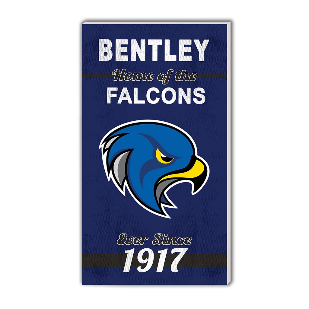 11x20 Indoor Outdoor Sign Home of the Bentley University Falcons
