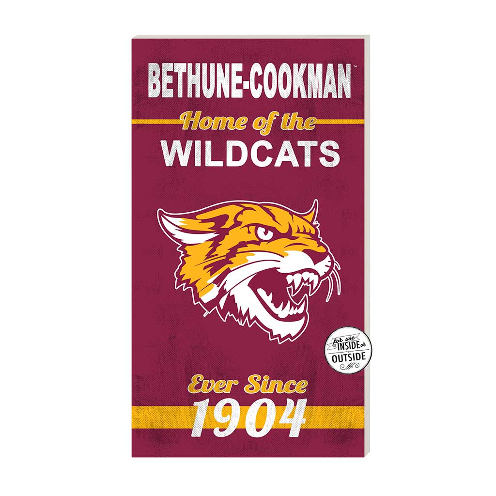 11x20 Indoor Outdoor Sign Home of the Bethune-Cookman Wildcats