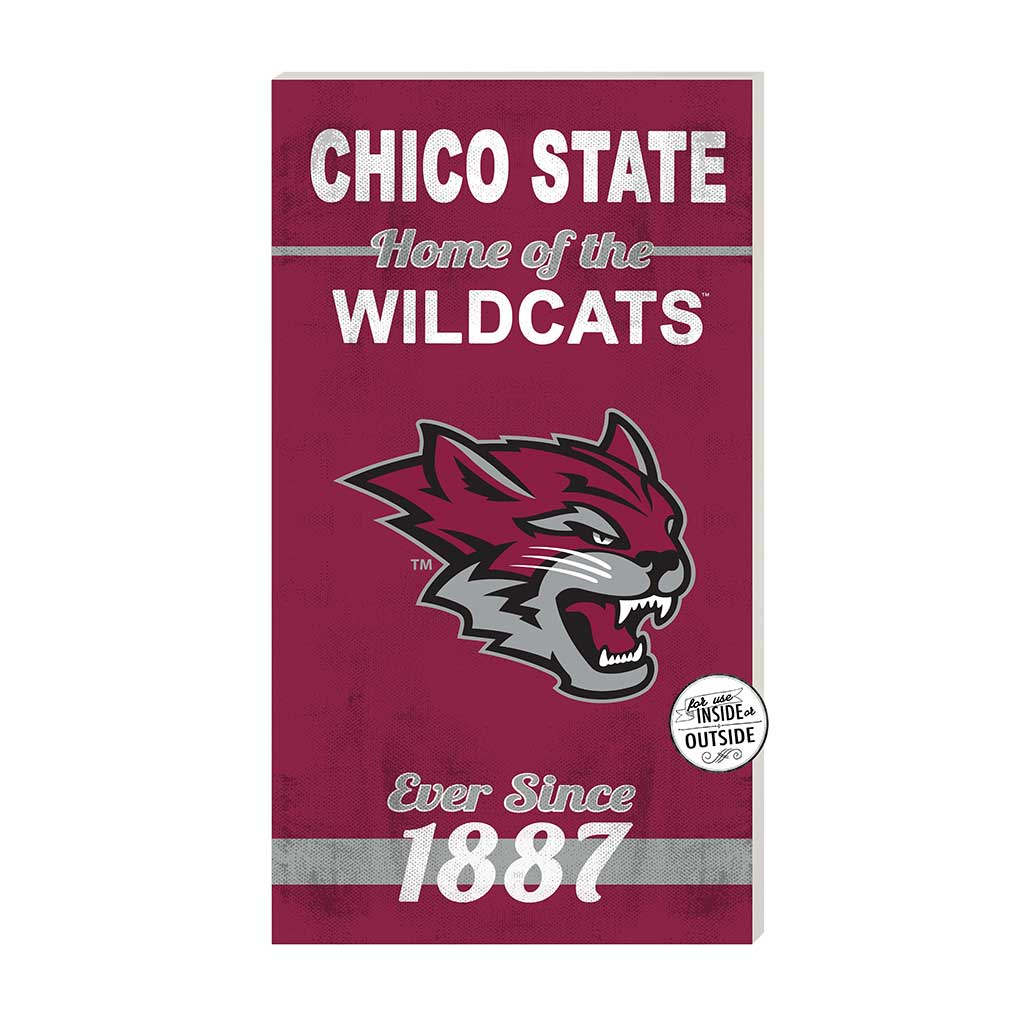 11x20 Indoor Outdoor Sign Home of the California State University - Chico Wildcats