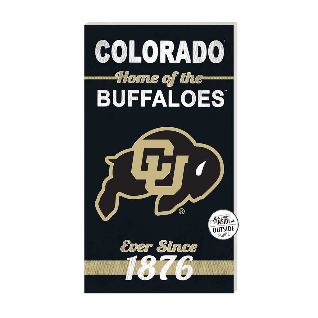 11x20 Indoor Outdoor Sign Home of the Colorado (Boulder) Buffaloes