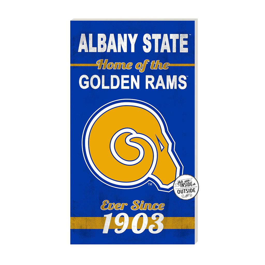 11x20 Indoor Outdoor Sign Home of the Albany State University Golden Rams