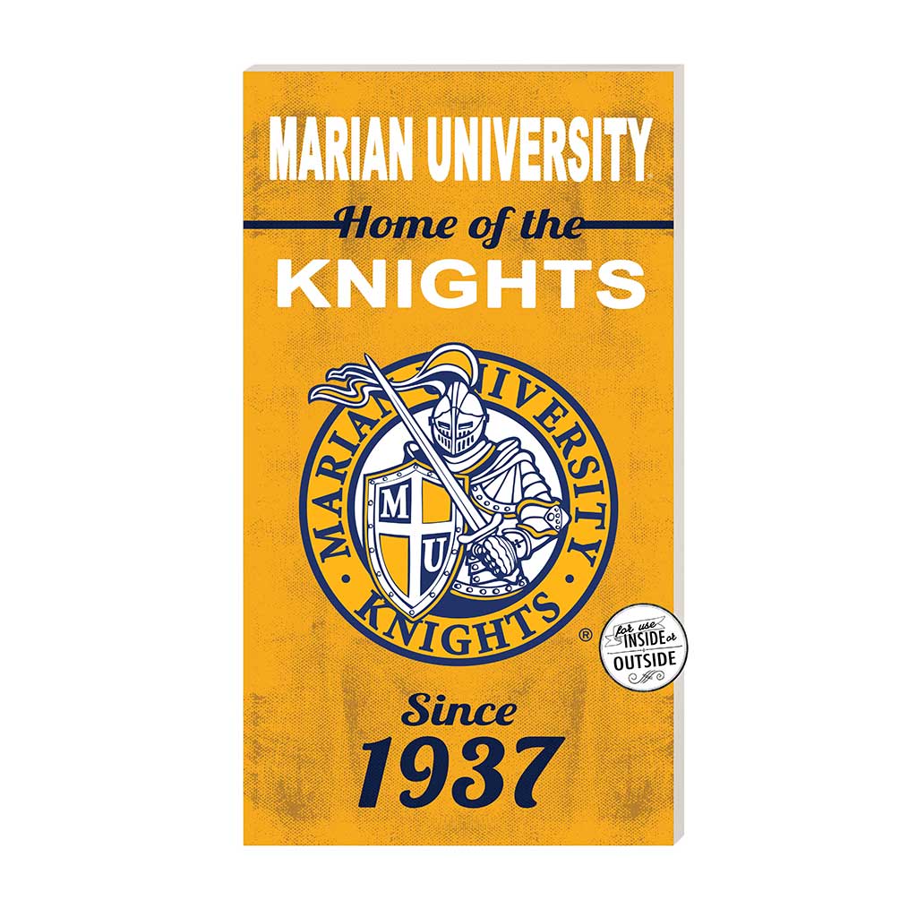 11x20 Indoor Outdoor Sign Home of the Marian University Knights