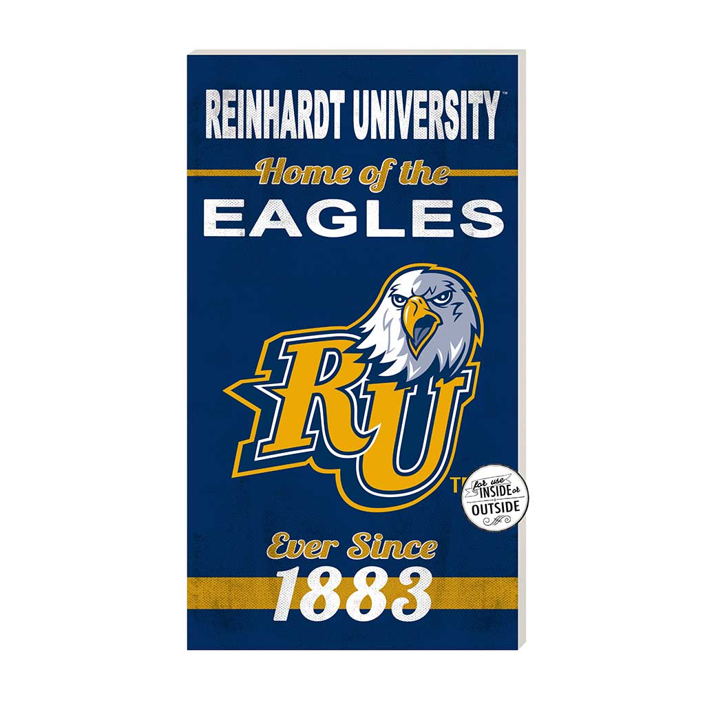 11x20 Indoor Outdoor Sign Home of the Reinhardt University Eagles