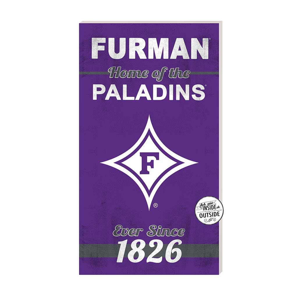 11x20 Indoor Outdoor Sign Home of the Furman Paladins