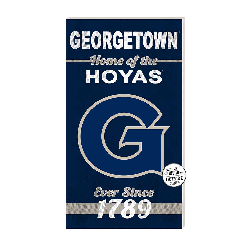 11x20 Indoor Outdoor Sign Home of the Georgetown Hoyas
