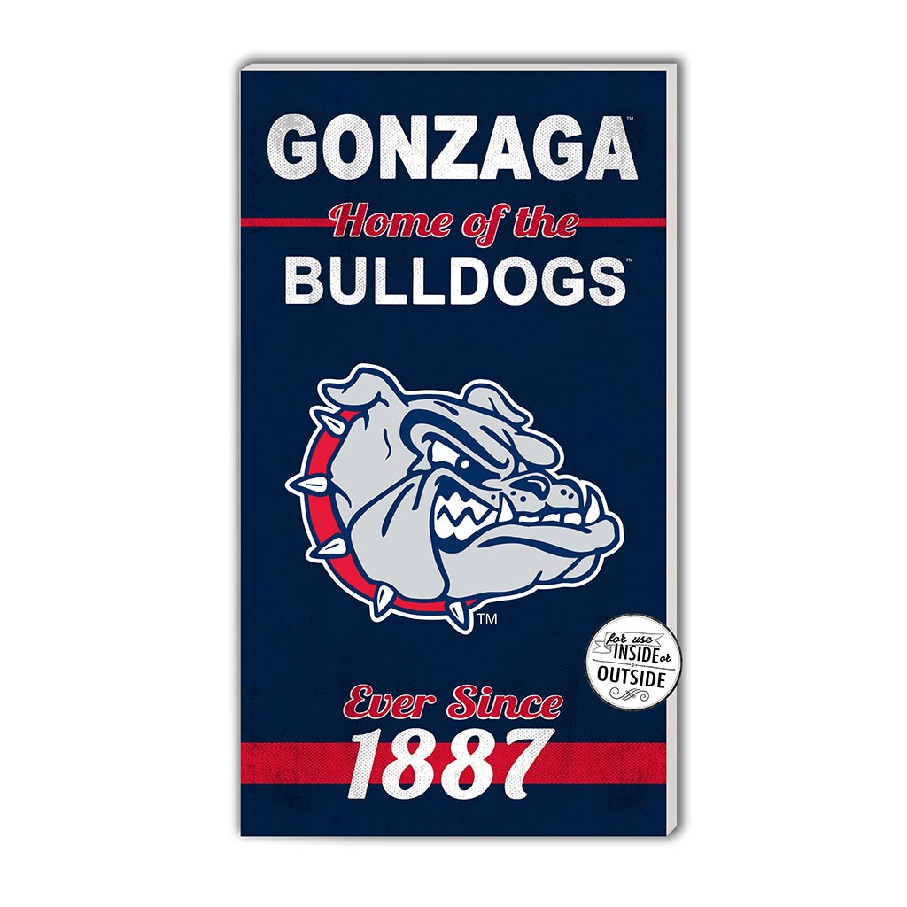 11x20 Indoor Outdoor Sign Home of the Gonzaga Bulldogs