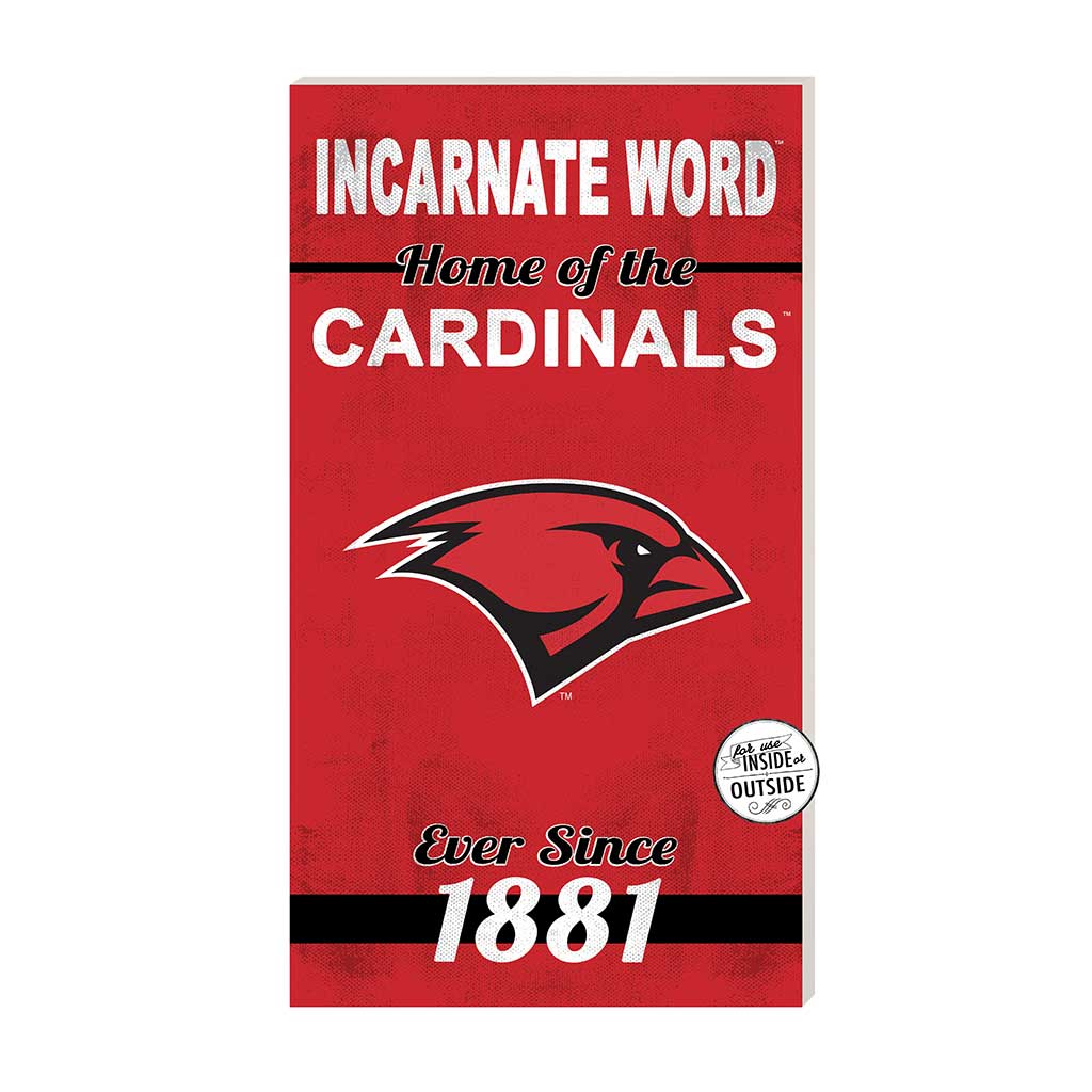 11x20 Indoor Outdoor Sign Home of the Incarnate Word Cardinals