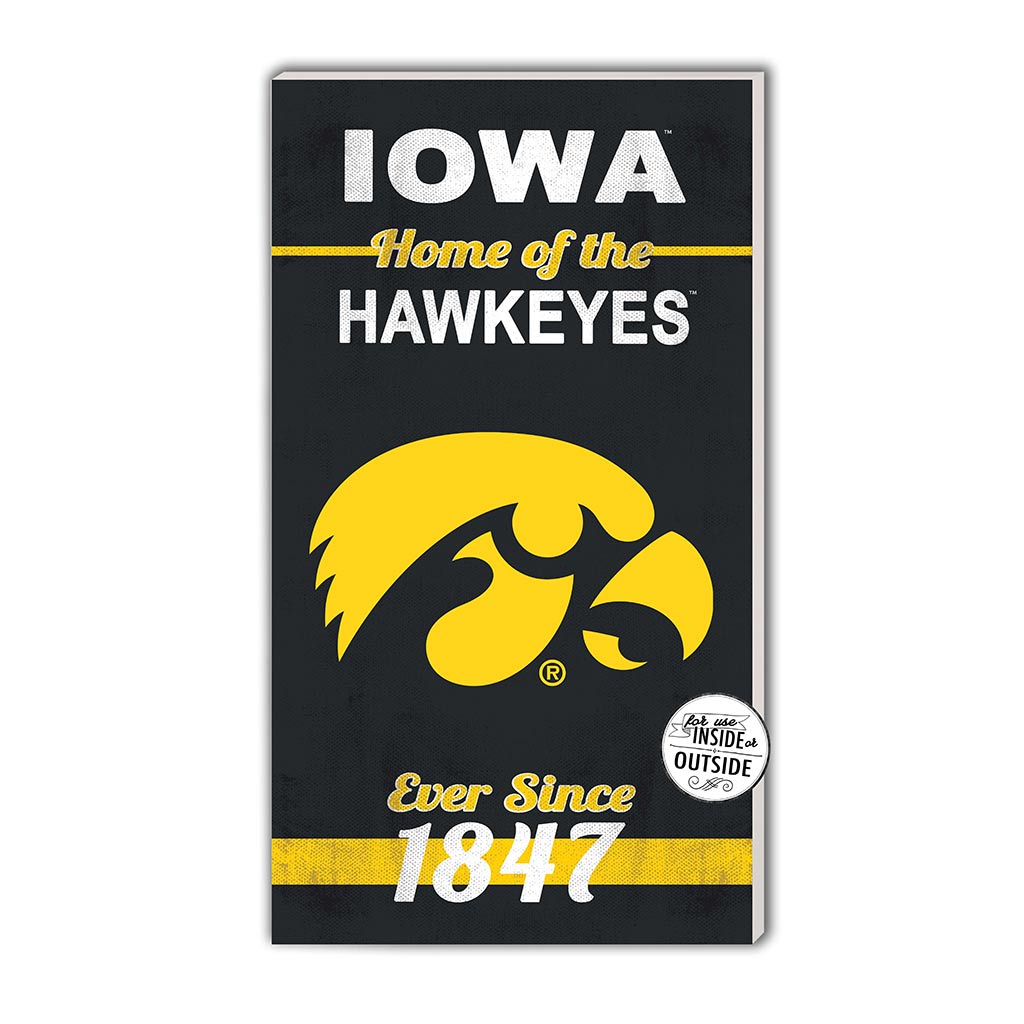 11x20 Indoor Outdoor Sign Home of the Iowa Hawkeyes