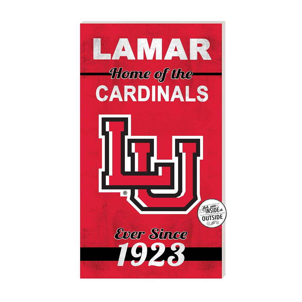 11x20 Indoor Outdoor Sign Home of the Lamar Cardinals