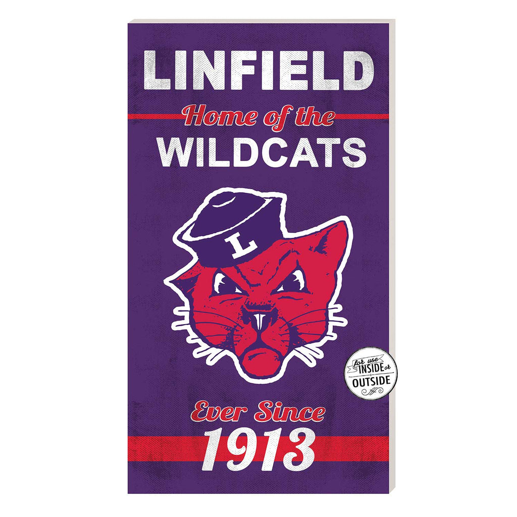 11x20 Indoor Outdoor Sign Home of the Linfield College Wildcats